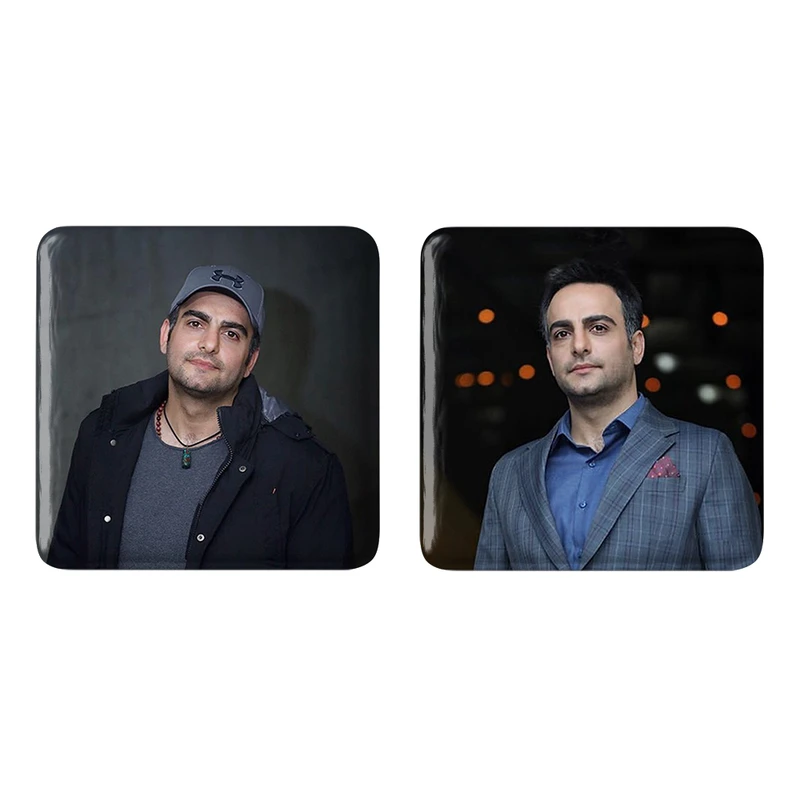 مگنت خندالو مدل حامد کمیلی کد 63446343 مجموعه 2 عددی