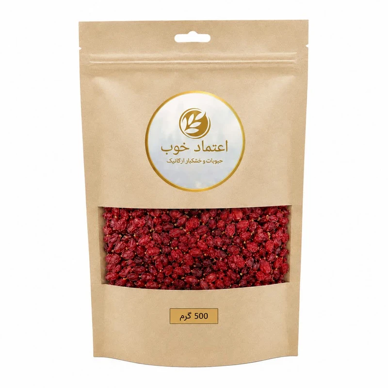 زرشک پفکی اعتماد خوب - 500 گرم