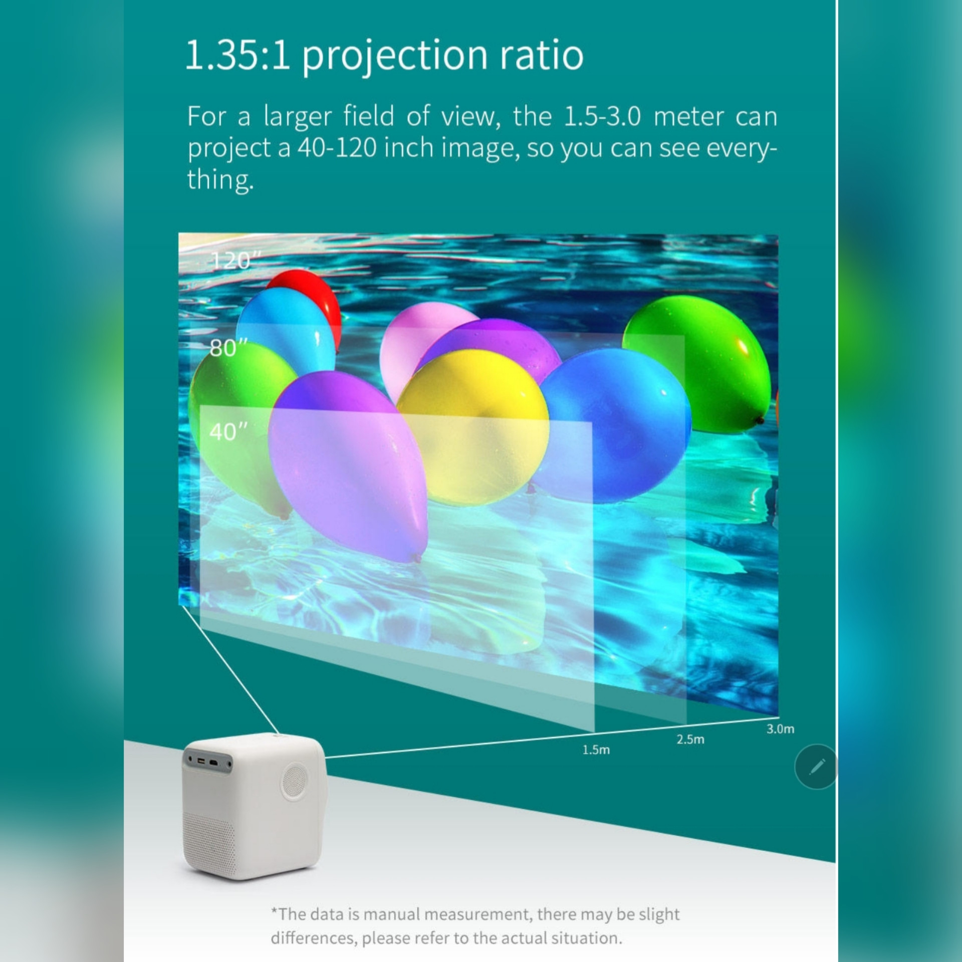ویدئو پروژکتور قابل حمل شیائومی مدل Wanbo T2 Pro
