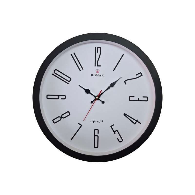 ساعت دیواری کوارتز ثانیه سازان مدل روماک R7