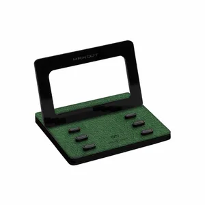 MAHOOT Mobile Phone and Tablet Stand Model 3 Green_Leather