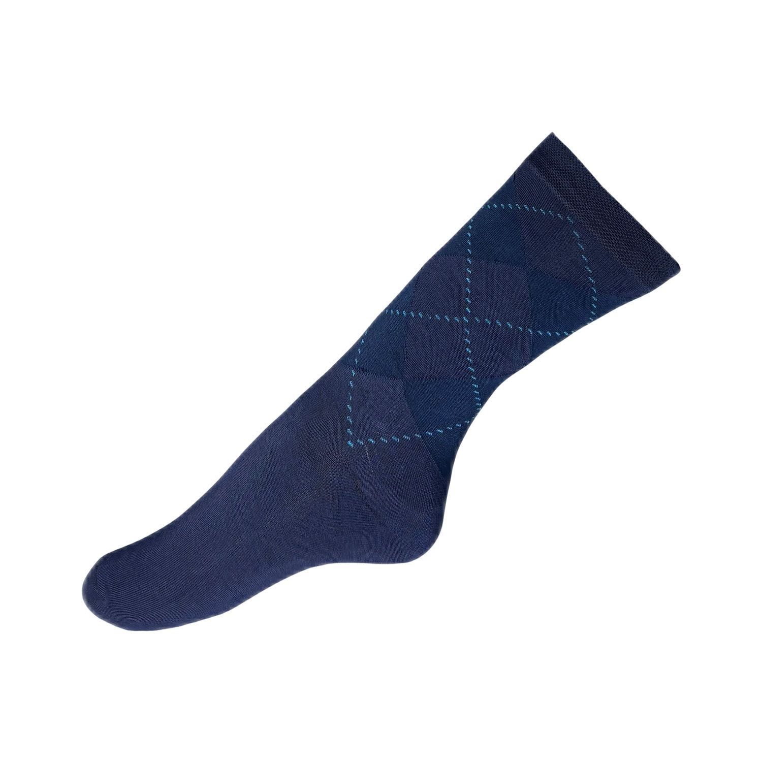 جوراب ساق بلند مردانه کانتکس مدل کلاسیک اسکاچ کد SKSBPA3-3 بسته 3 عددی -  - 2