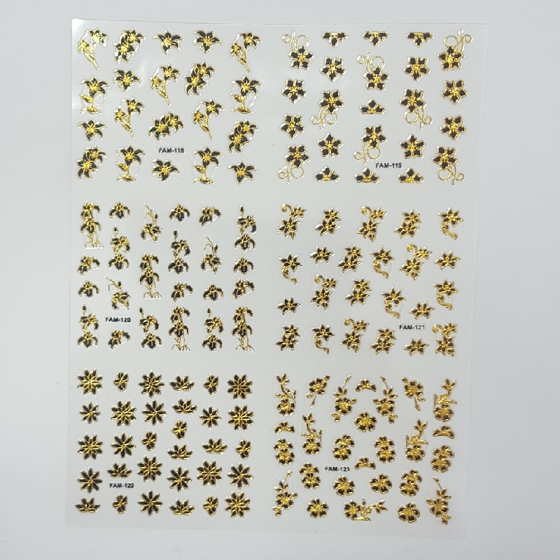 برچسب لنز ناخن مدل 01 کد 1236