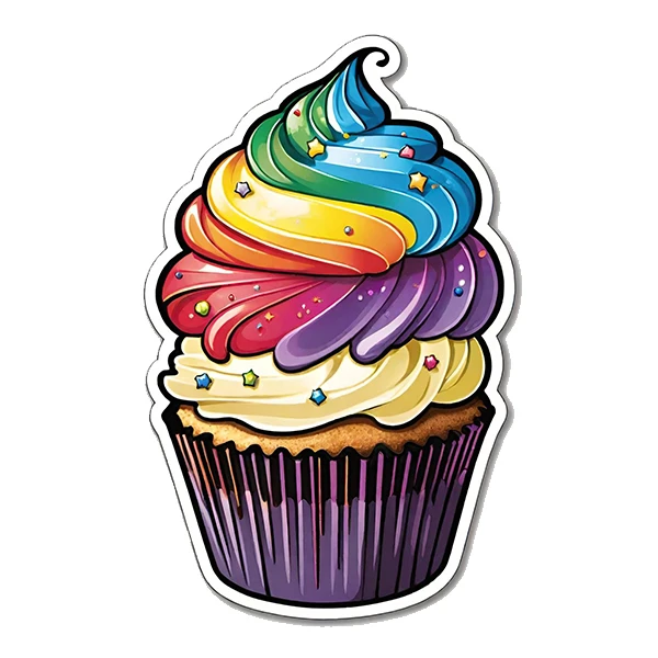 استیکر پارچه و لباس پاد آفرین طرح بستنی کد 718