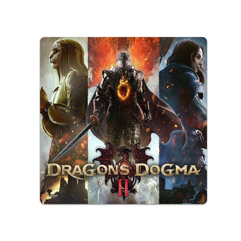 ماوس پد هومرو مدل NX131 طرح بازی Dragon's Dogma سایز 40x40 سانتی‌متر