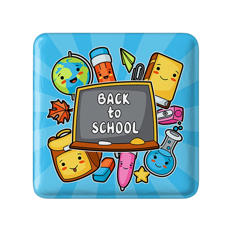 پیکسل خندالو طرح بازگشت به مدرسه مدل مربعی کد 30051