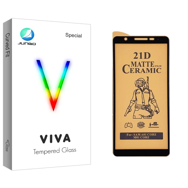 محافظ صفحه نمایش سرامیکی جانبو مدل Viva Glass مناسب برای گوشی موبایل سامسونگ Galaxy A01 Core