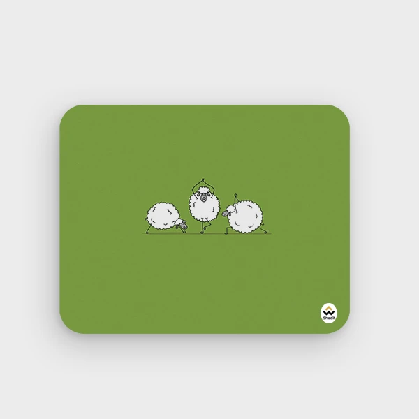ماوس پد شادیت مدل گوسفند کیوت کد01 سایز 24*19 سانتیمتر