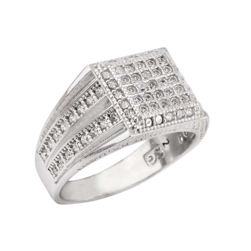 انگشتر نقره مردانه مدل 20114