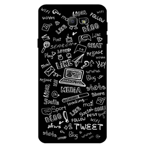 Megafone Social Media 1898 Cover For Samsung Galaxy J7 Prime / J7 Prime 2