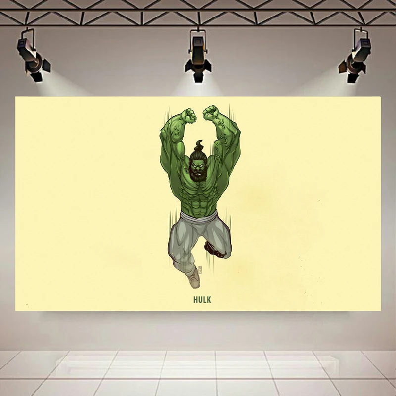 پوستر پارچه ای طرح باشگاه مدل هالک کد AR30674