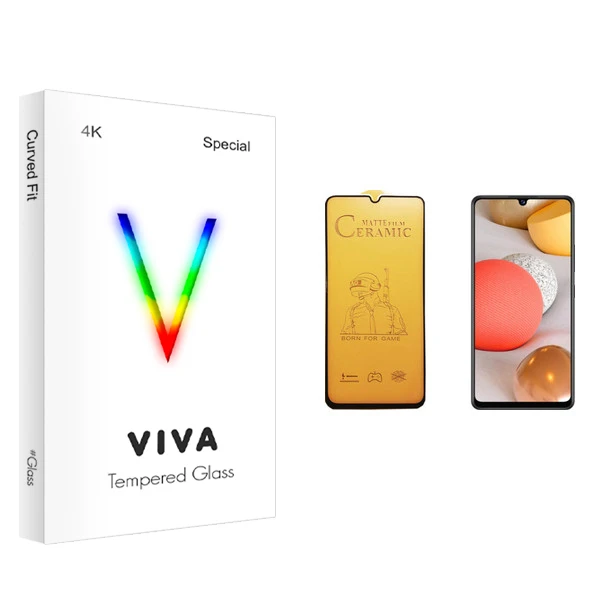 محافظ صفحه نمایش سرامیکی ویوا مدل 4K مناسب برای گوشی موبایل سامسونگ Galaxy A42