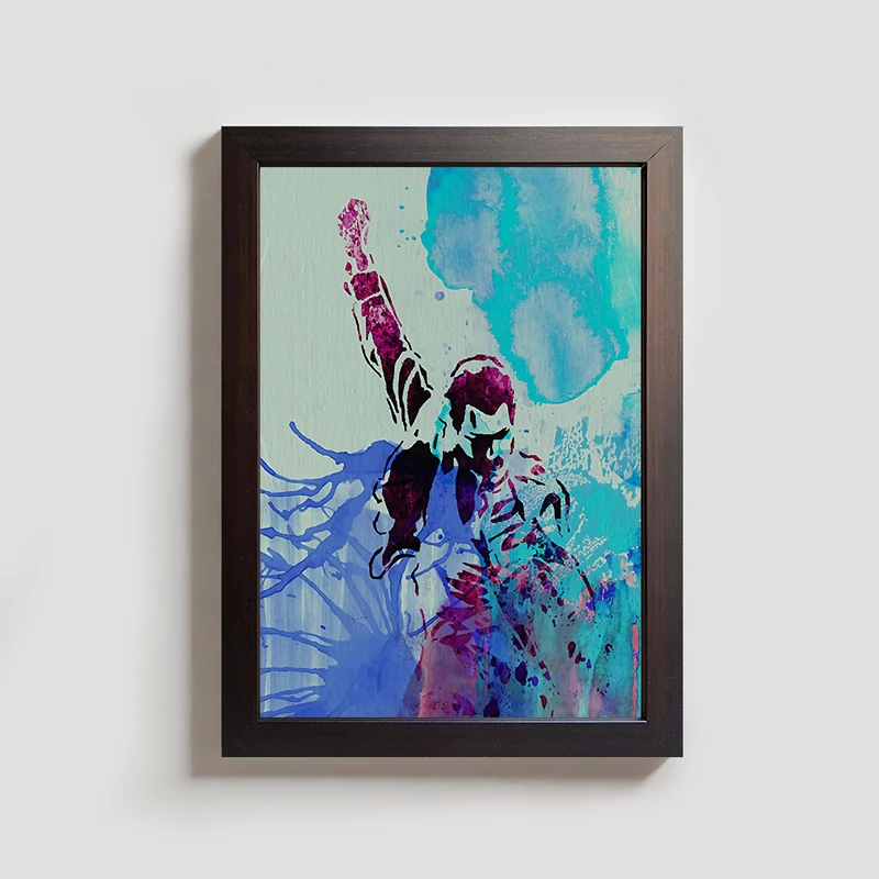 تابلو مدل فردی مرکوری freddie mercury queen BR057