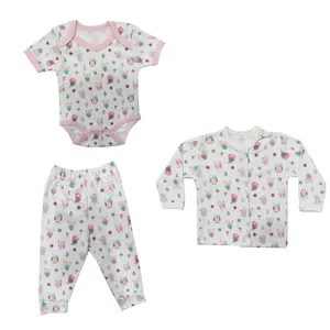 ست 3 تکه لباس نوزادی مدل owl s 2022