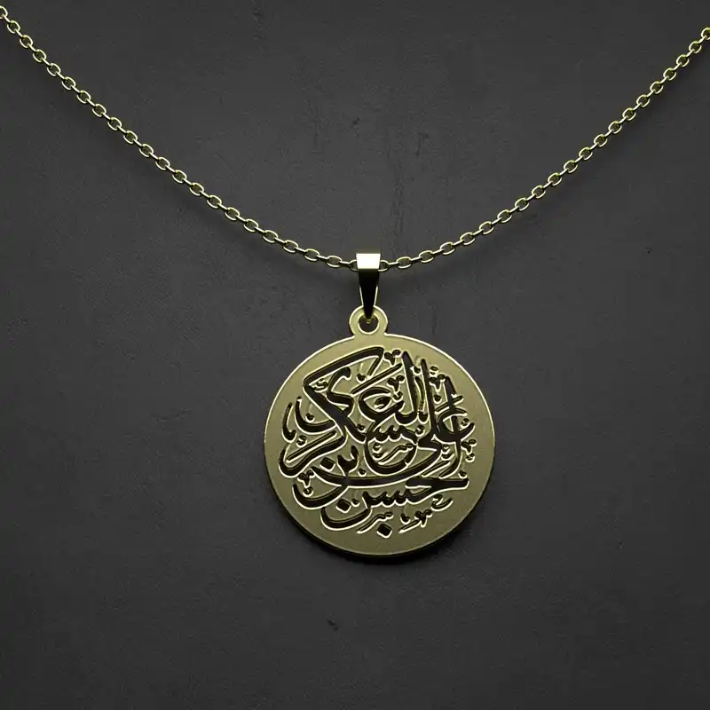 گردنبند طلا 18 عیار زنانه مدوپد مدل گل کد CA11049