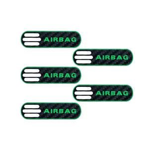 برچسب خودرو طرح ایربگ کد 10806G مناسب برای پژو 206 بسته 5 عددی