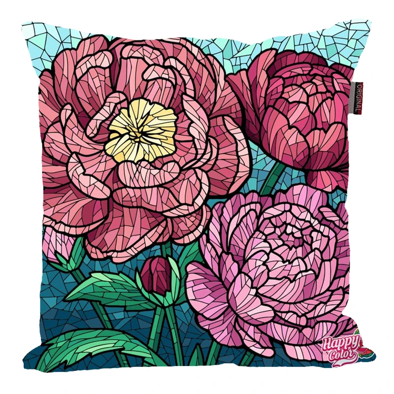 کوسن پاد آفرین مدل عشق طرح گل کد PK40839