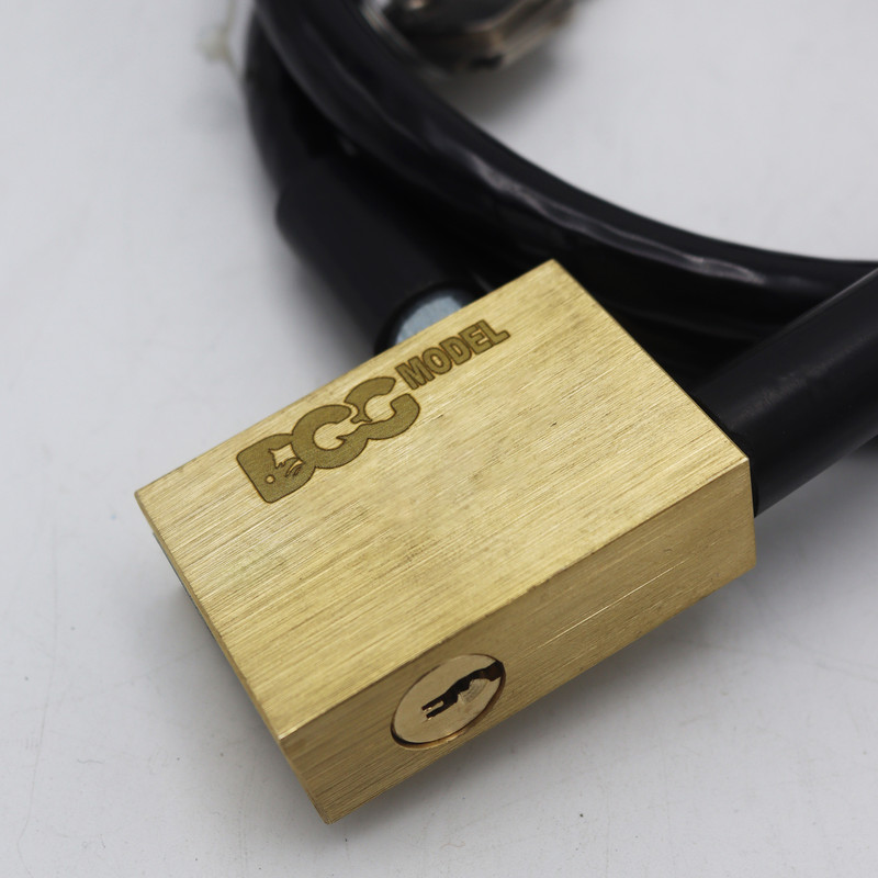 قفل کابلی موتورسیکلت مدل داگ کد YP-M160CM