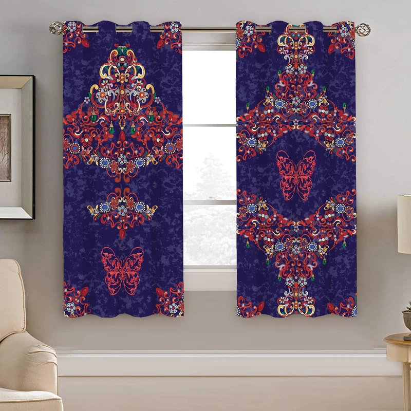 پرده نیروانا طرح مدرن  مدل هازان کد 4729  سایز 140×200 سانتی متر