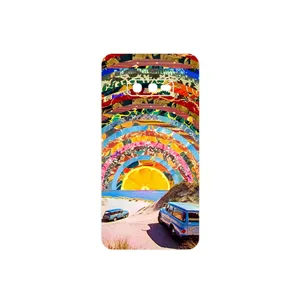 MAHOOT Collage of Orange Sky Cover Sticker for Samsung Galaxy S10e