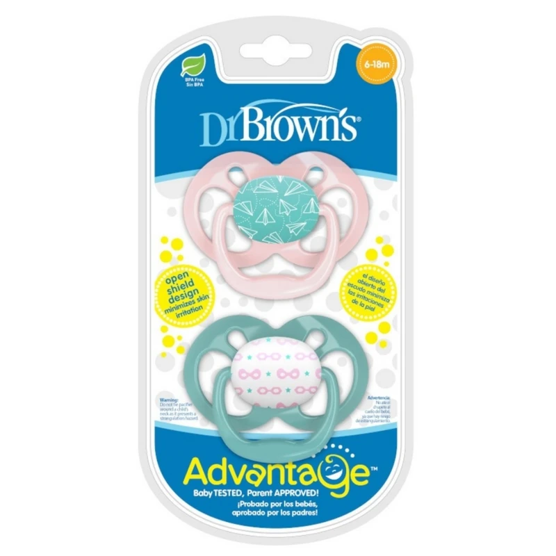 پستانک دکتر براونز مدل PA22001-INTLX بسته 2 عددی 