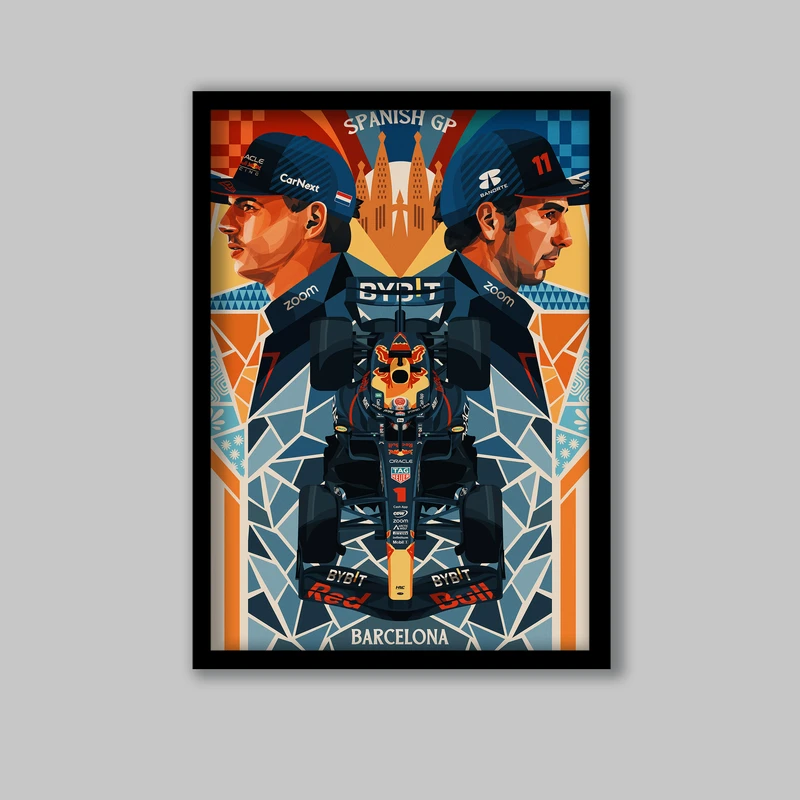 تابلو مدل فرمول یک ردبول 2023 کد LA-G10321-2