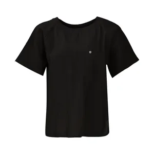 بلوز آستین کوتاه زنانه بادی اسپینر مدل 3282 رنگ مشکی