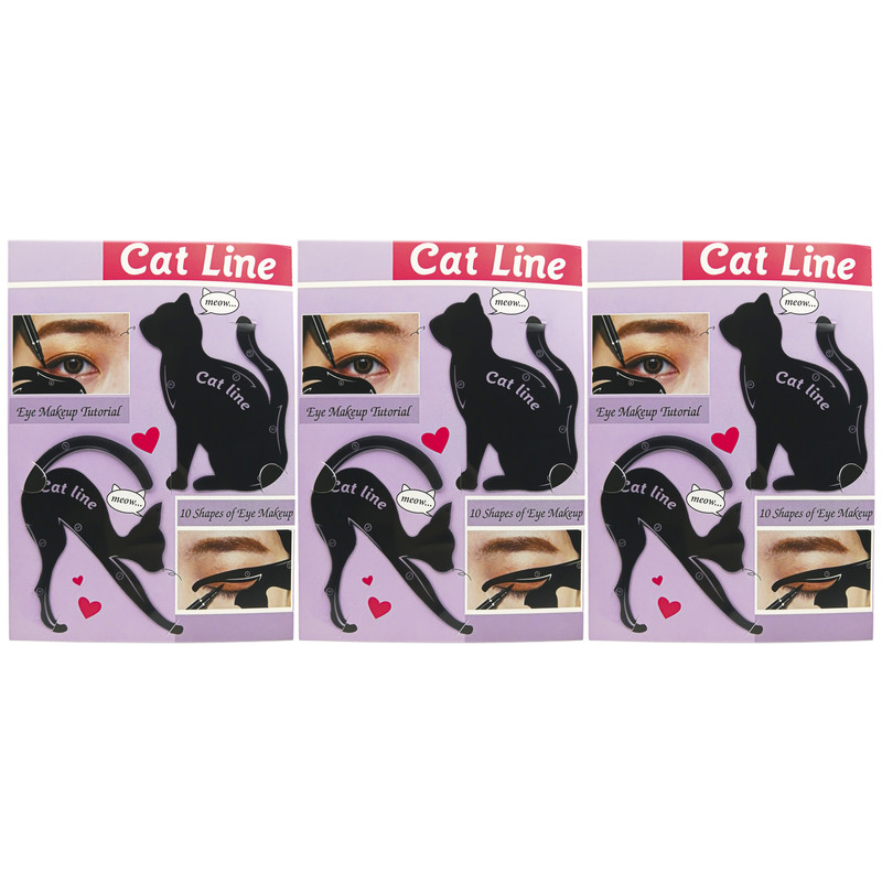 شابلون ابرو و خط چشم مدل Cat Line مجموعه 6 عددی شابلون ابرو و خط چشم مدل Cat Line مجموعه 6 عددی