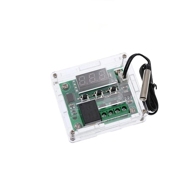 ماژول ترموستات کنترل دما مدل W1209 به همراه قاب اختصاصی