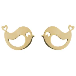 گوشواره طلا 18 عیار زنانه الن نار مدل N0722