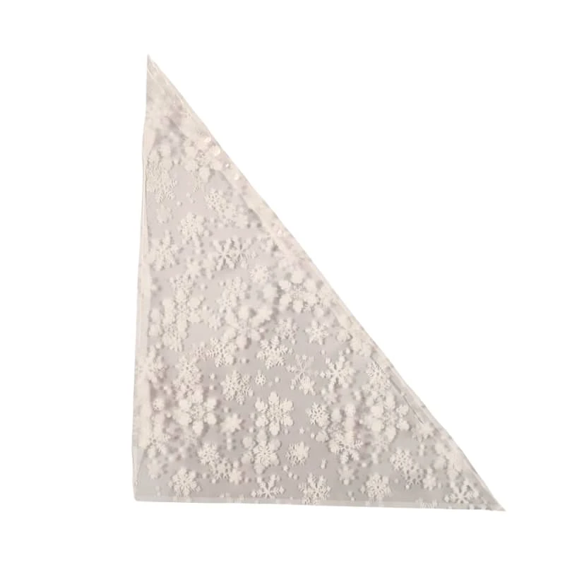 سلفون بسته بندی طرح برفی مدل قیفی بسته 50عددی