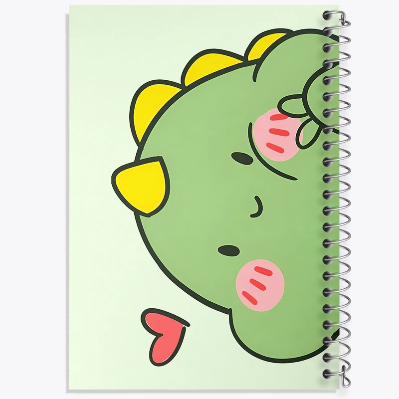 دفتر مشق 100 برگ خندالو طرح دایناسور کیوت کد N5151