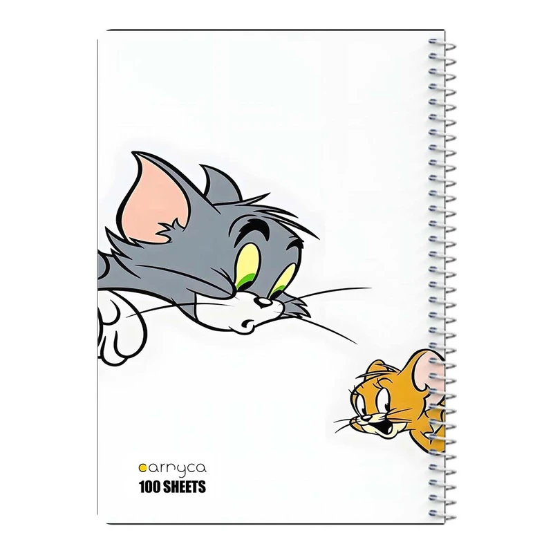 دفتر مشق 100 برگ سیمی کارنیکا طرح تام و جری tom & jerry کد 13394