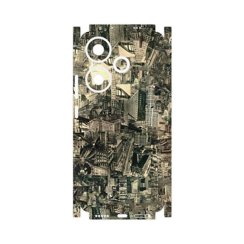 برچسب پوششی ماهوت مدل Collage of Skyscraper-FullSkin مناسب برای گوشی موبایل شیائومی Poco F6