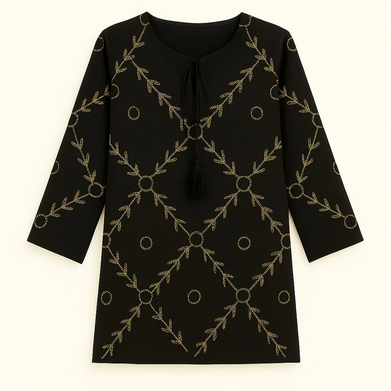 تونیک آستین سه ربع زنانه مدل 0315