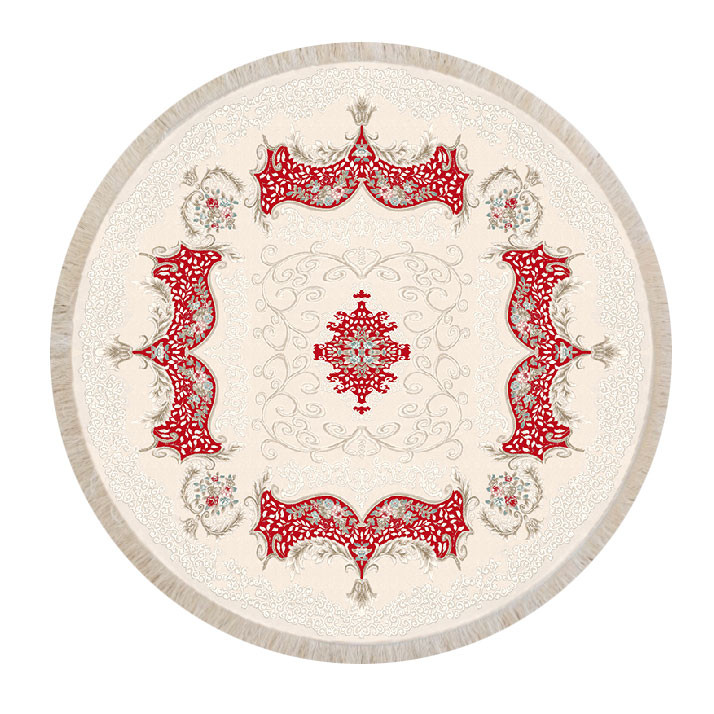 فرش پارچه ای مدل دایره کد 11192