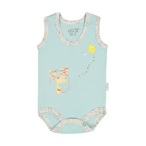 بادی نوزادی پسرانه نیلی مدل deer82160