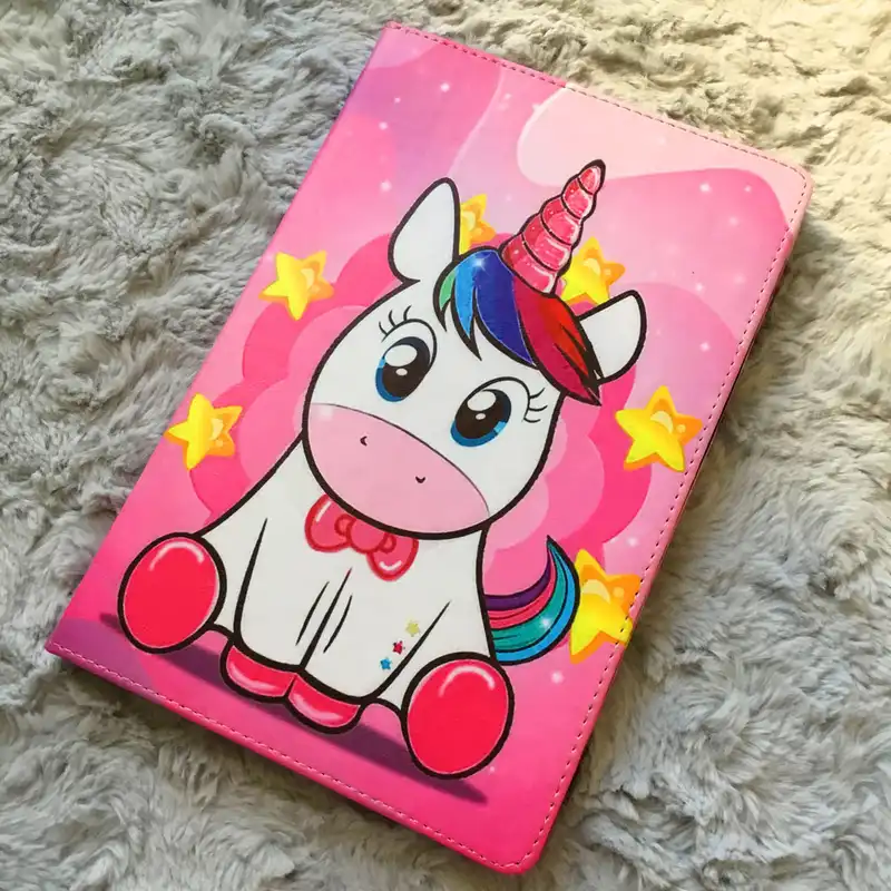 کیف کلاسوری طرح یونیکورن کد TB073 مناسب برای تبلت سامسونگ Galaxy Tab A7 10.4 2020 T505