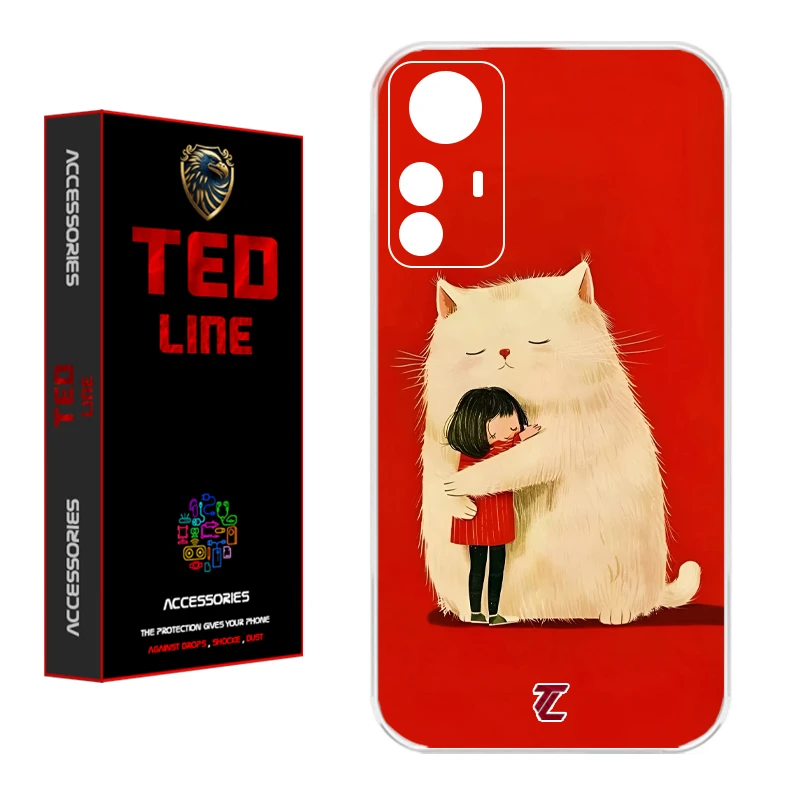 کاور تدلاین طرح گربه کد 1170 مناسب برای گوشی موبایل شیائومی Redmi Note 12S