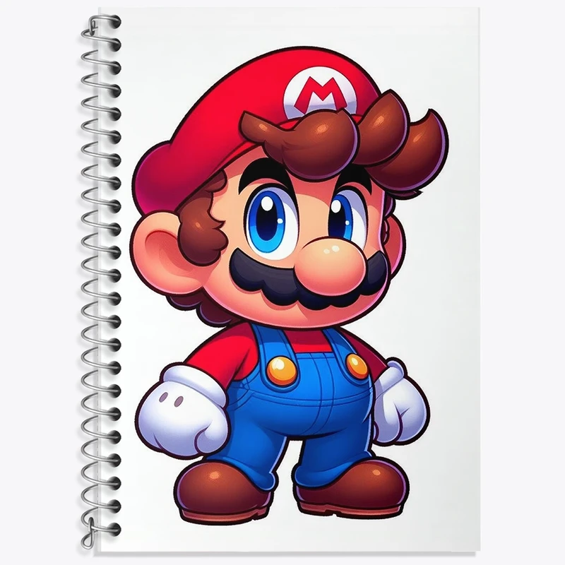 دفتر لغت 50 برگ خندالو طرح سوپر ماریو کد F2184