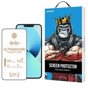 Epicoy Ultra Sound Glass Screen Protector For Apple iPhone 16e /14 /13 /13 Pro
