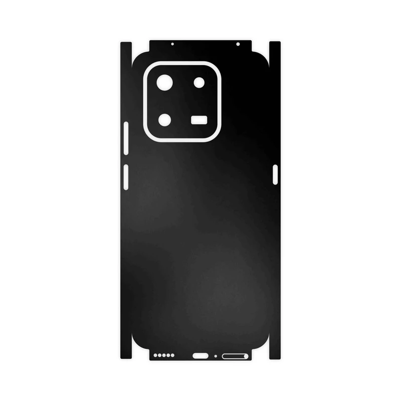 برچسب پوششی ماهوت مدل Matte-Black-FullSkin مناسب برای گوشی موبایل آنر X7d 4G