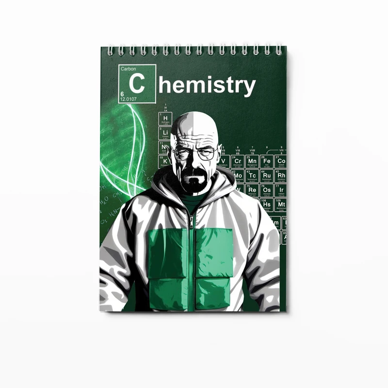 دفتر شطرنجی 100 برگ مدل برکینگ بد کد 06