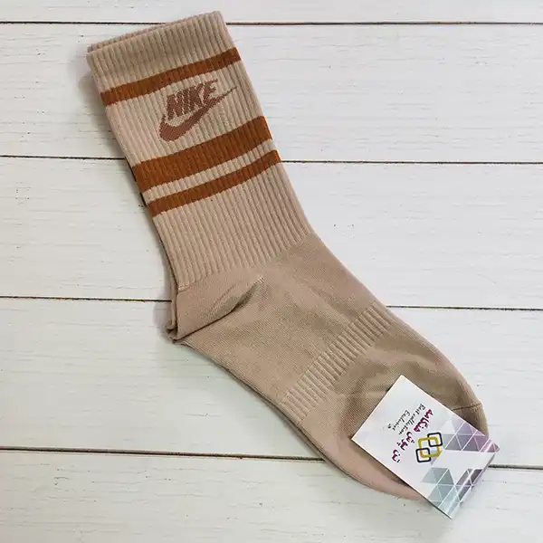 جوراب ورزشی ساق بلند زنانه مدل کش اسپرت پنبه تیک کد B12