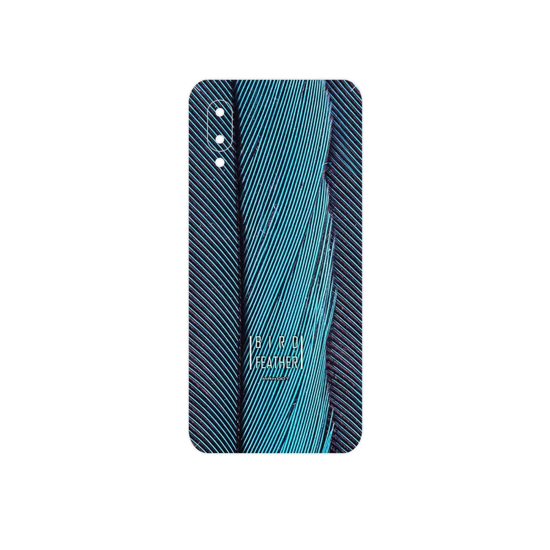 برچسب پوششی ماهوت مدل Turquoise feathers مناسب برای گوشی موبایل سامسونگ Galaxy M02