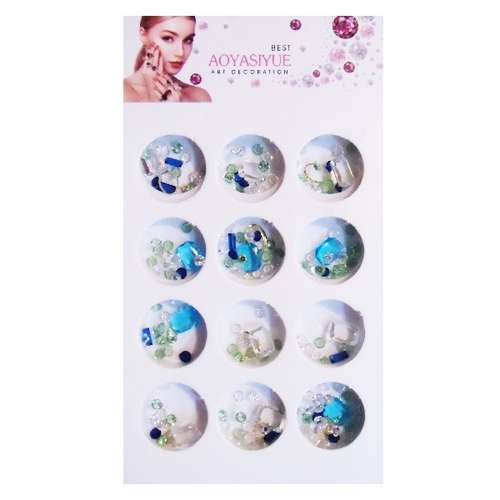 نگین ناخن مدل 06 مجموعه 12 عددی