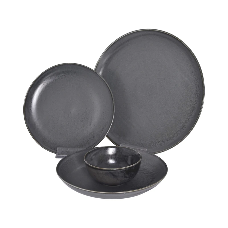 سرویس غذاخوری چینی چهار پارچه 1 نفره بی.وی.کی مدل OLEN کد 455404