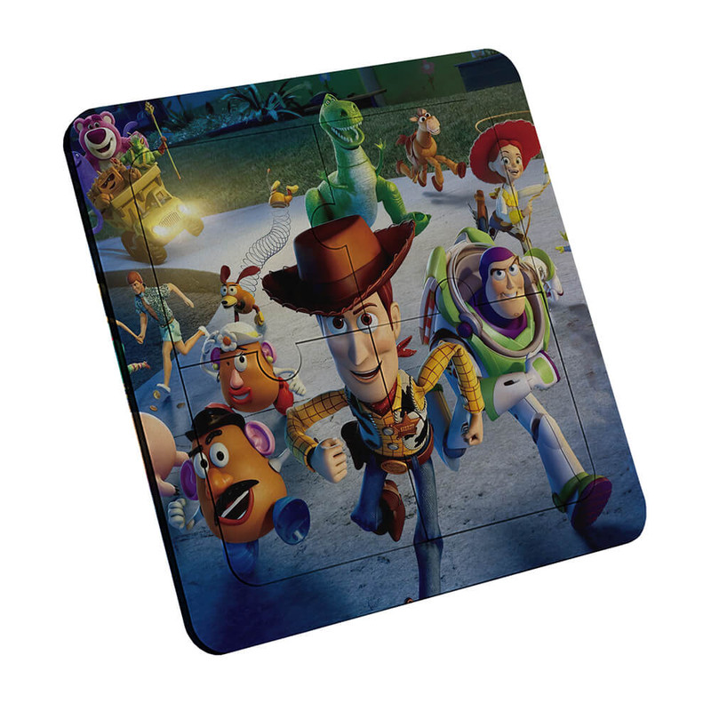 پازل مدل 4 تکه زیگ زاگ طرح disney کد 1002
