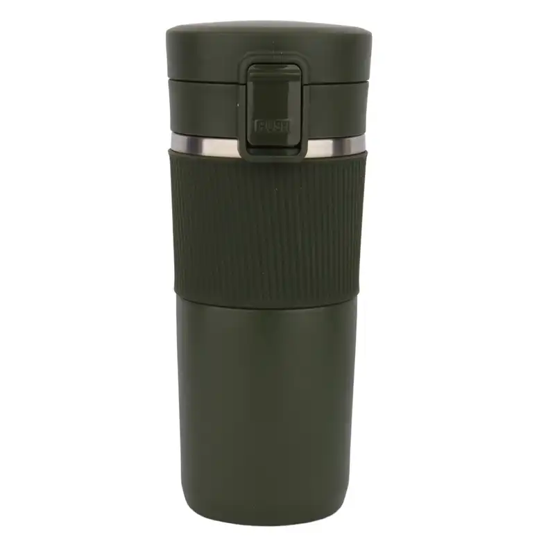 ماگ سفری مدل دور سیلیکونی قفل دار گنجایش 0.5 لیتر