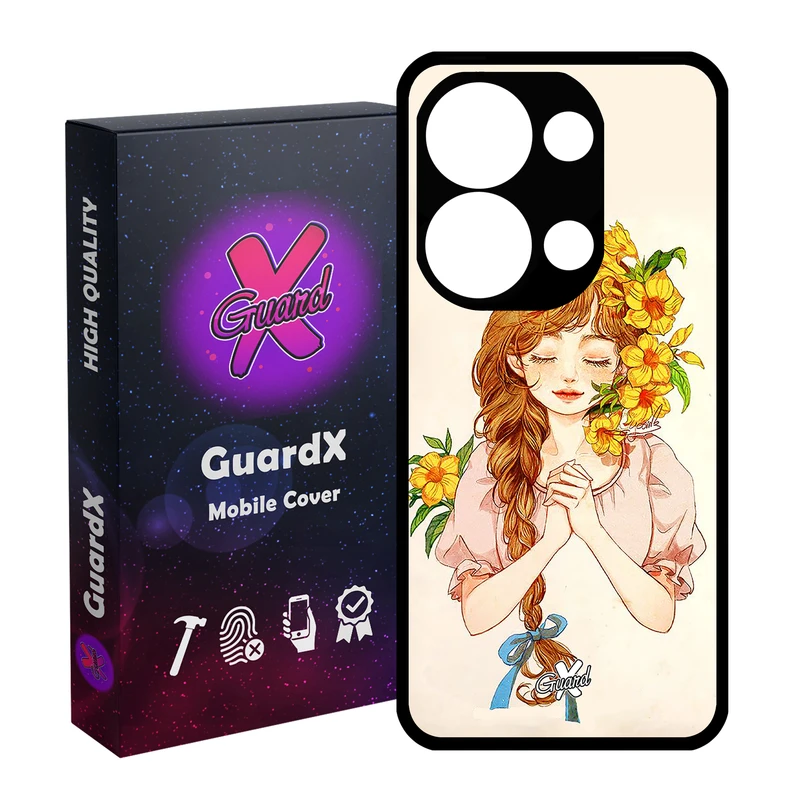 کاور گارد ایکس طرح دختر مناسب برای گوشی موبایل شیائومی Redmi Note 13 Pro 4G / Poco M6 Pro 4G